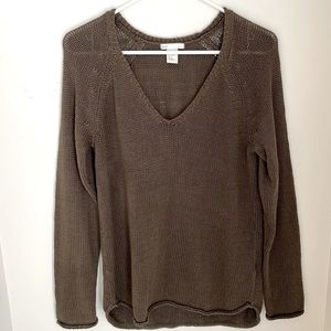 H&M Olive Green Knit Sweater